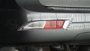 Накладки на катафоты в заднем бампере хромированные для Chevrolet Holden Trailblazer 2016-